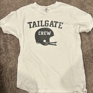 Tailgate Crew White Graphic Tee